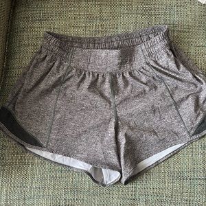 Lululemon gray hottie hot shorts